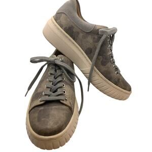 Sofft Gray Camo Sneakers Women's Size 8